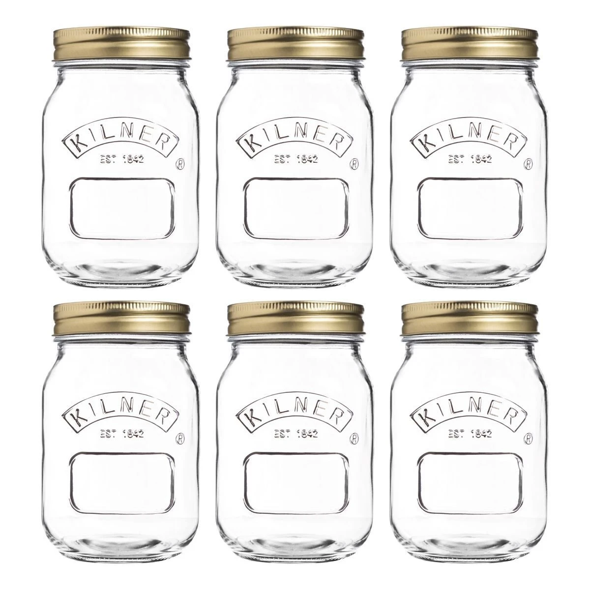 Kilner Canning Jars (Set Of 6) | 17oz 1 Kilner Canning Jars (Set Of 6) | 17oz