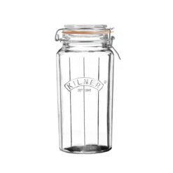 Kilner Facetted Clip Top Jar | 63.4oz