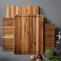 TeakHaus Edge Grain Carving Board W/Hand Grip (Rectangle) | 20" X 15" X 1.5" 10 TeakHaus Edge Grain Carving Board W/Hand Grip (Rectangle) | 20" X 15" X 1.5" -Kitchen Tools Shop 01.1 traditional 1