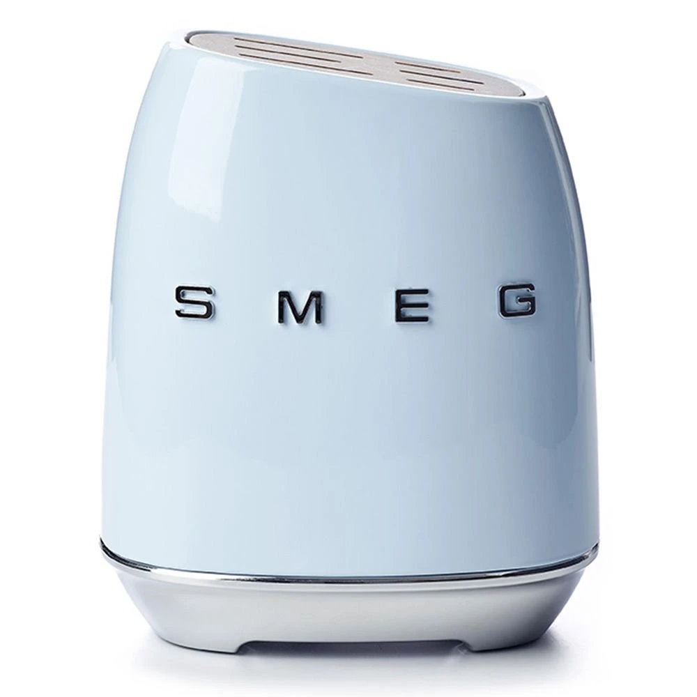 SMEG 7-Piece Knife Block Set | Pastel Blue 2 SMEG 7-Piece Knife Block Set | Pastel Blue - Image 2