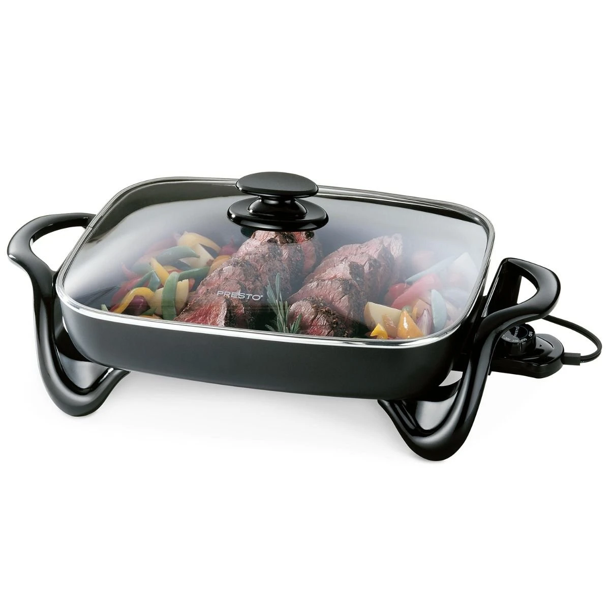 Presto® 16" Electric Skillet With Glass Cover 2 Presto® 16" Electric Skillet With Glass Cover - Image 2