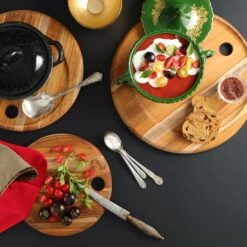 TeakHaus Lunar Boards (Set Of 3) | 15.25" X 1.75" 7 TeakHaus Lunar Boards (Set Of 3) | 15.25" X 1.75" -Kitchen Tools Shop 09.10 specialty 908