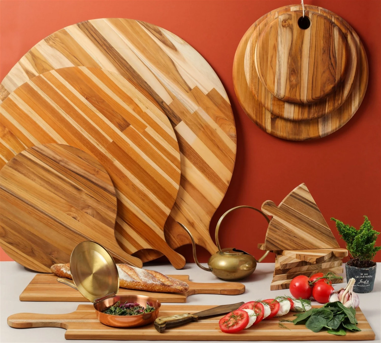 TeakHaus Lunar Boards (Set Of 3) | 15.25" X 1.75" 4 TeakHaus Lunar Boards (Set Of 3) | 15.25" X 1.75" - Image 4