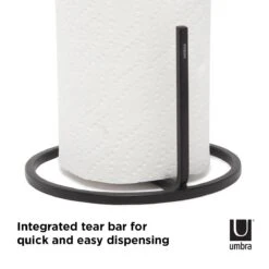 Umbra Squire Vertical Paper Towel Holder | Black 8 Umbra Squire Vertical Paper Towel Holder | Black -Kitchen Tools Shop 1004313 040 squire blk co02