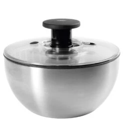 OXO Steel Salad Spinner -Kitchen Tools Shop 1071497 oxo steel salad spinner