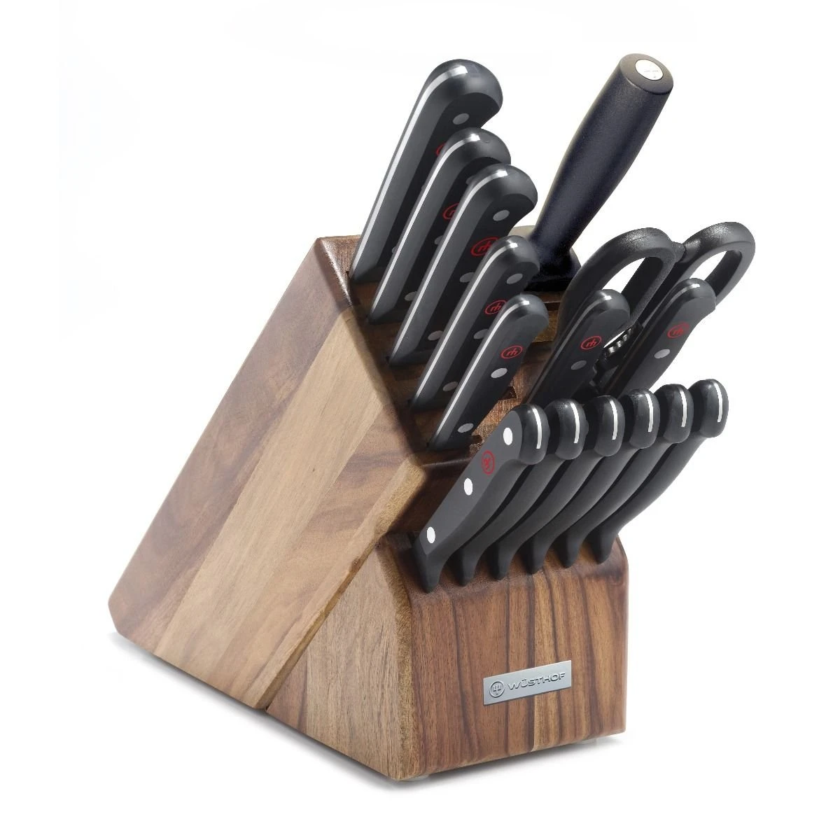 Wusthof Gourmet 16-Piece Knife Block Set | Acacia 1 Wusthof Gourmet 16-Piece Knife Block Set | Acacia