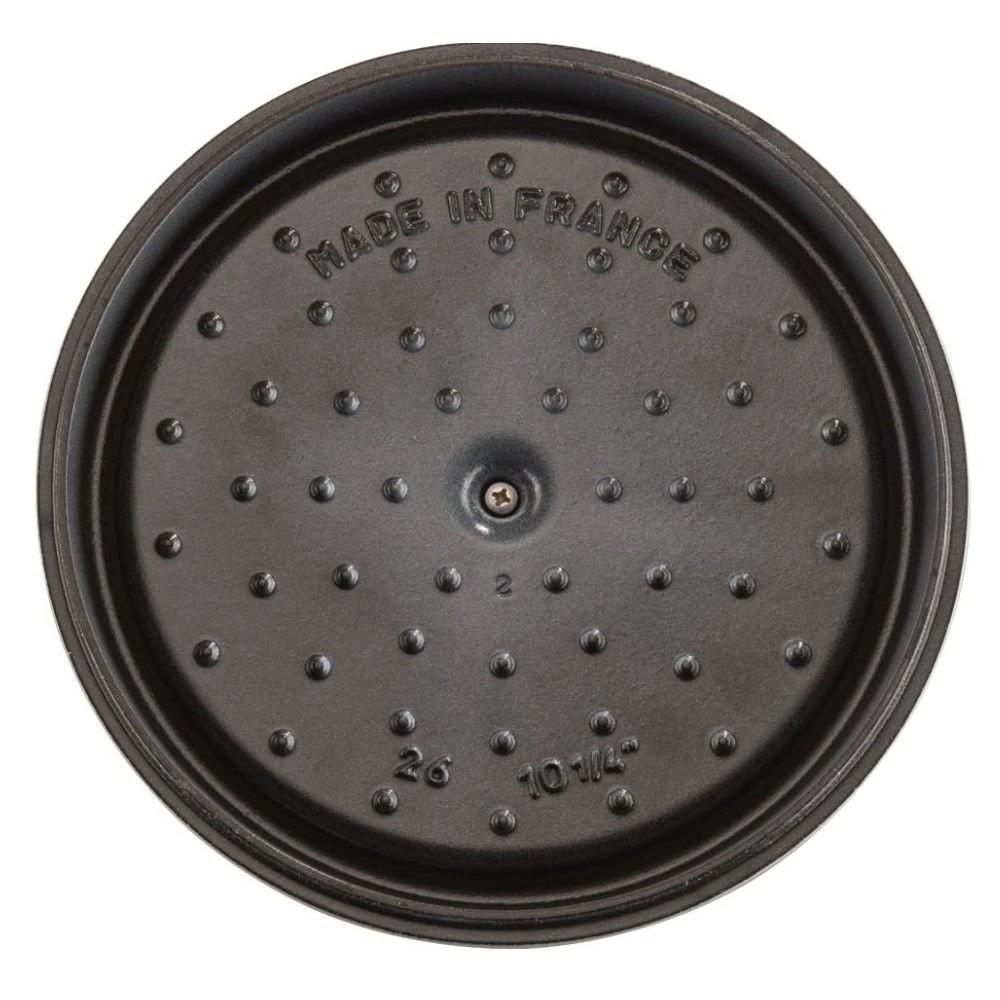 Staub 5.5 Qt. Round Cocotte/Dutch Oven | White 3 Staub 5.5 Qt. Round Cocotte/Dutch Oven | White - Image 3