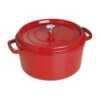Staub 7 Qt. Round Cocotte/Dutch Oven | Cherry Red