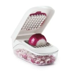 OXO Vegetable Chopper With Easy-Pour Opening