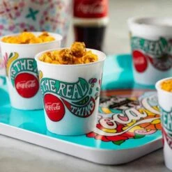 TableCraft Coca-Cola 15" X 11" Rectangular Melamine Tray -Kitchen Tools Shop 11132 env 04