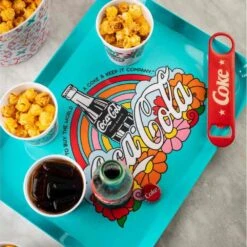 TableCraft Coca-Cola 15" X 11" Rectangular Melamine Tray -Kitchen Tools Shop 11132 env 12