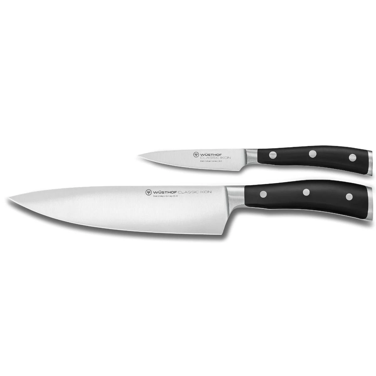 Wusthof Classic Ikon 2-Piece Starter Knife Set | Cook's & Paring 1 Wusthof Classic Ikon 2-Piece Starter Knife Set | Cook's & Paring