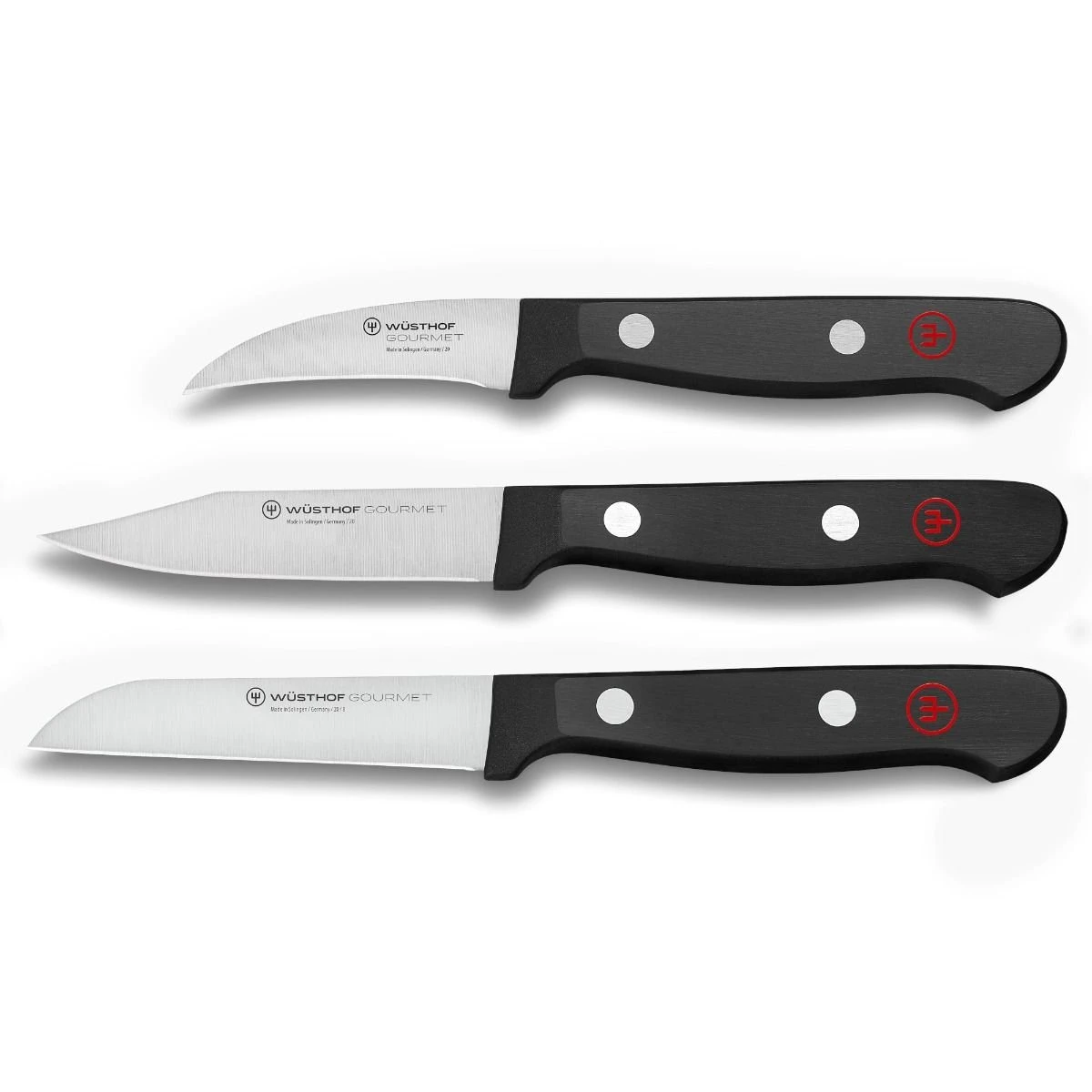 Wusthof Gourmet 3-Piece Paring Knife Set 1 Wusthof Gourmet 3-Piece Paring Knife Set