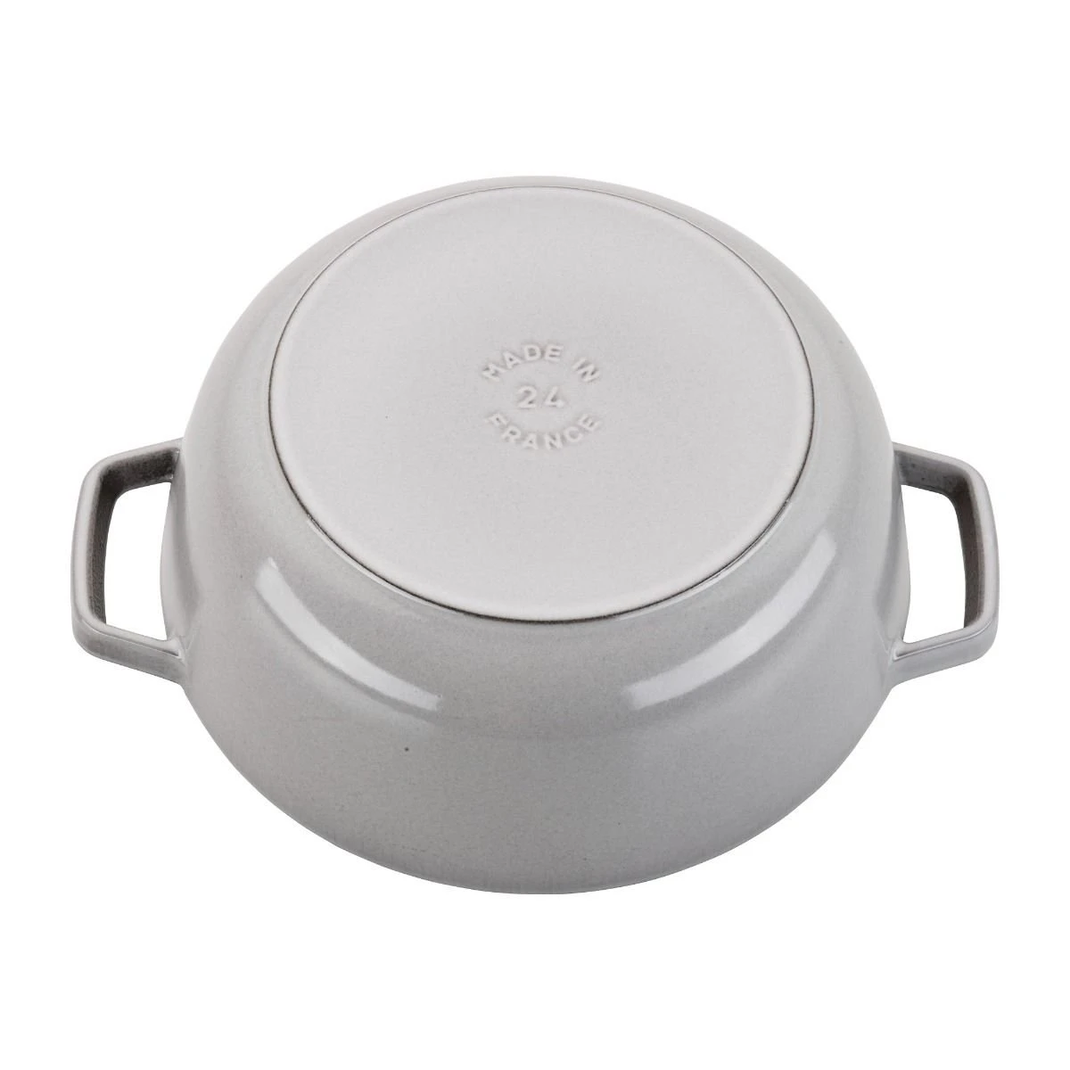 Staub 3.75 Qt. Essential French Oven With Rooster Lid | Graphite Grey 3 Staub 3.75 Qt. Essential French Oven With Rooster Lid | Graphite Grey - Image 3