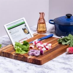 TeakHaus Edge Grain Smart Board (Large) | 20" X 15" X 1.5" 11 TeakHaus Edge Grain Smart Board (Large) | 20" X 15" X 1.5" -Kitchen Tools Shop 12.1 smart 1212