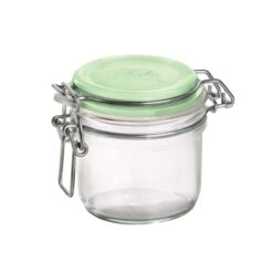 Bormioli Rocco 6.75oz Swing Top Fido Jar | Green Top