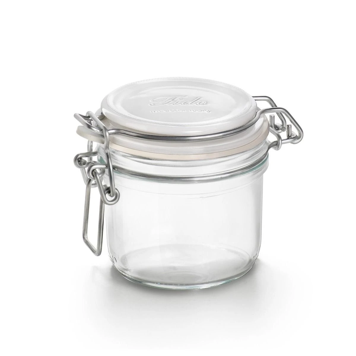 Bormioli Rocco 6.75oz Swing Top Fido Jar | White Top 1 Bormioli Rocco 6.75oz Swing Top Fido Jar | White Top