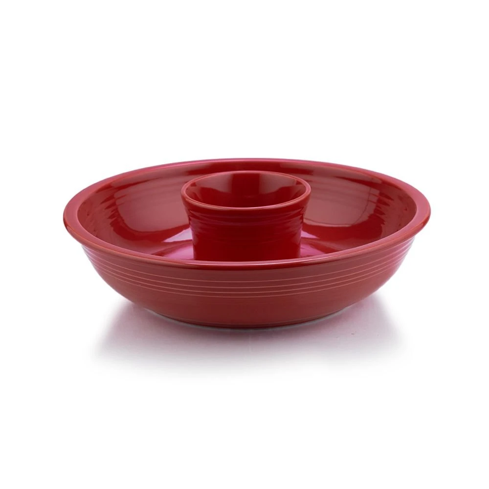 Fiesta® 2-Piece Chip & Dip Set | Scarlet 1 Fiesta® 2-Piece Chip & Dip Set | Scarlet