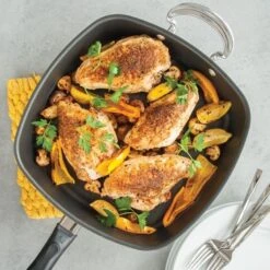 Nordic Ware Aluminum 13x13 Square Meal Pan -Kitchen Tools Shop 14420 chicken no sauce 780x780 05