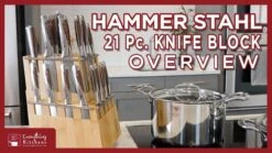 Hammer Stahl Cutlery Classic Collection 21-Piece Knife Block Set -Kitchen Tools Shop 146325 maxresdefault