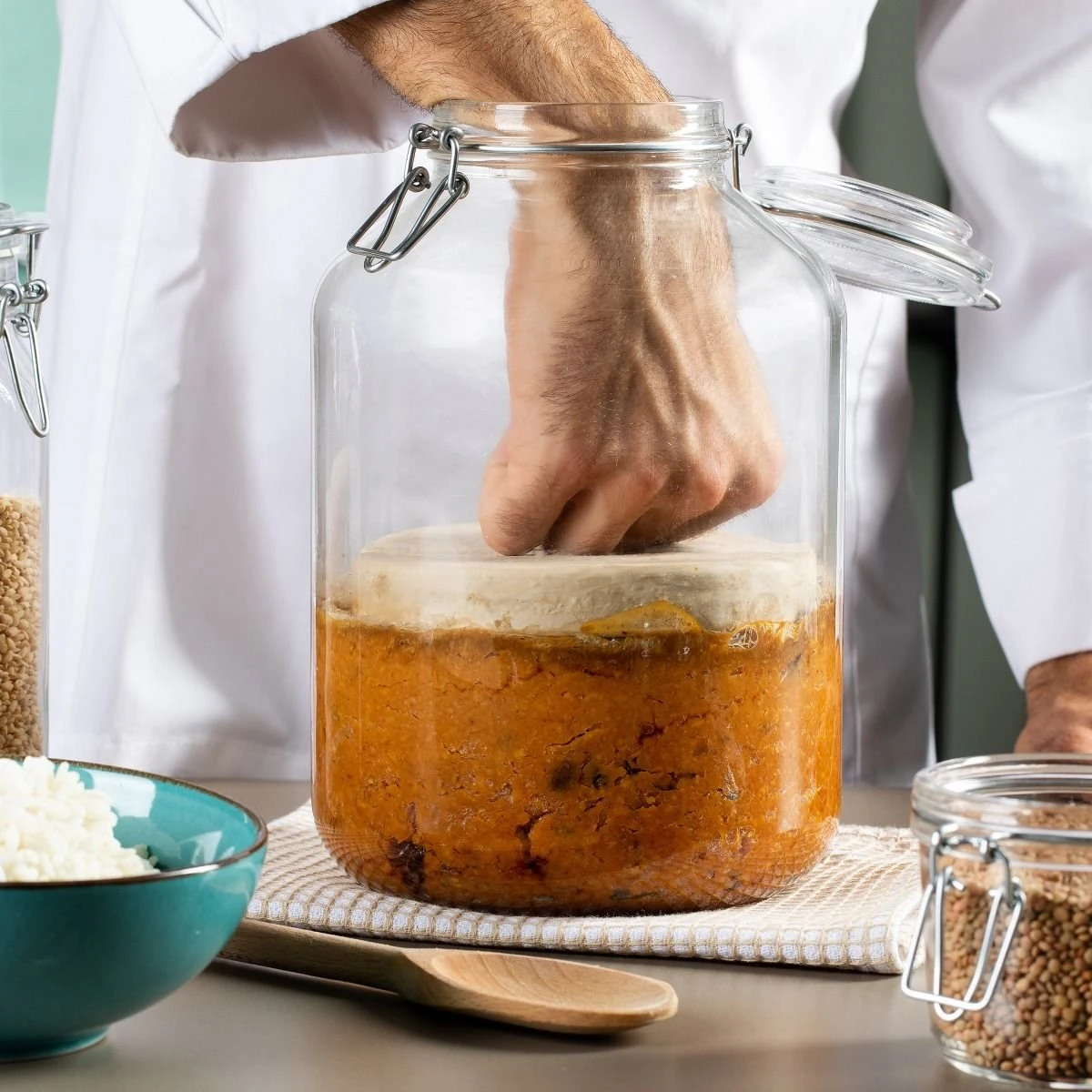 Bormioli Rocco 4.67L Swing Top Fido Glass Jar 4 Bormioli Rocco 4.67L Swing Top Fido Glass Jar - Image 4