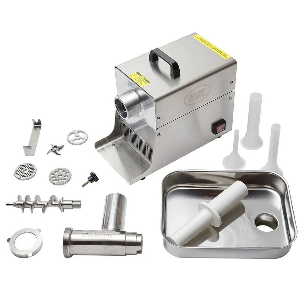 LEM Big Bite Meat Grinder #8 + Poly Gloves 3 LEM Big Bite Meat Grinder #8 + Poly Gloves - Image 3