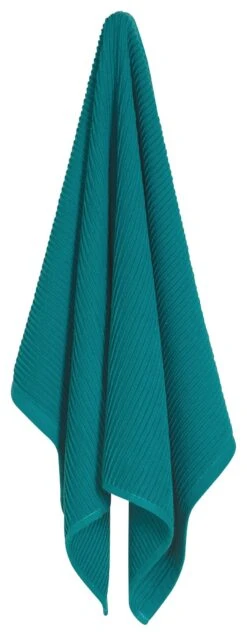 Now Designs By Danica Ripple Dishtowel | Peacock Blue