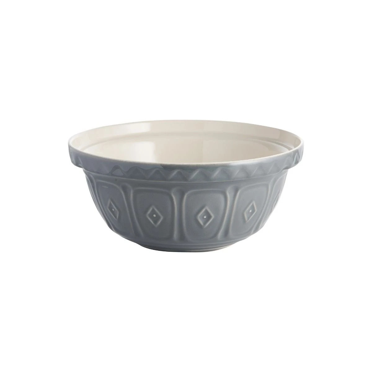 Mason Cash Color Mix S24 (2.15 Qt) Mixing Bowl | Grey 1 Mason Cash Color Mix S24 (2.15 Qt) Mixing Bowl | Grey