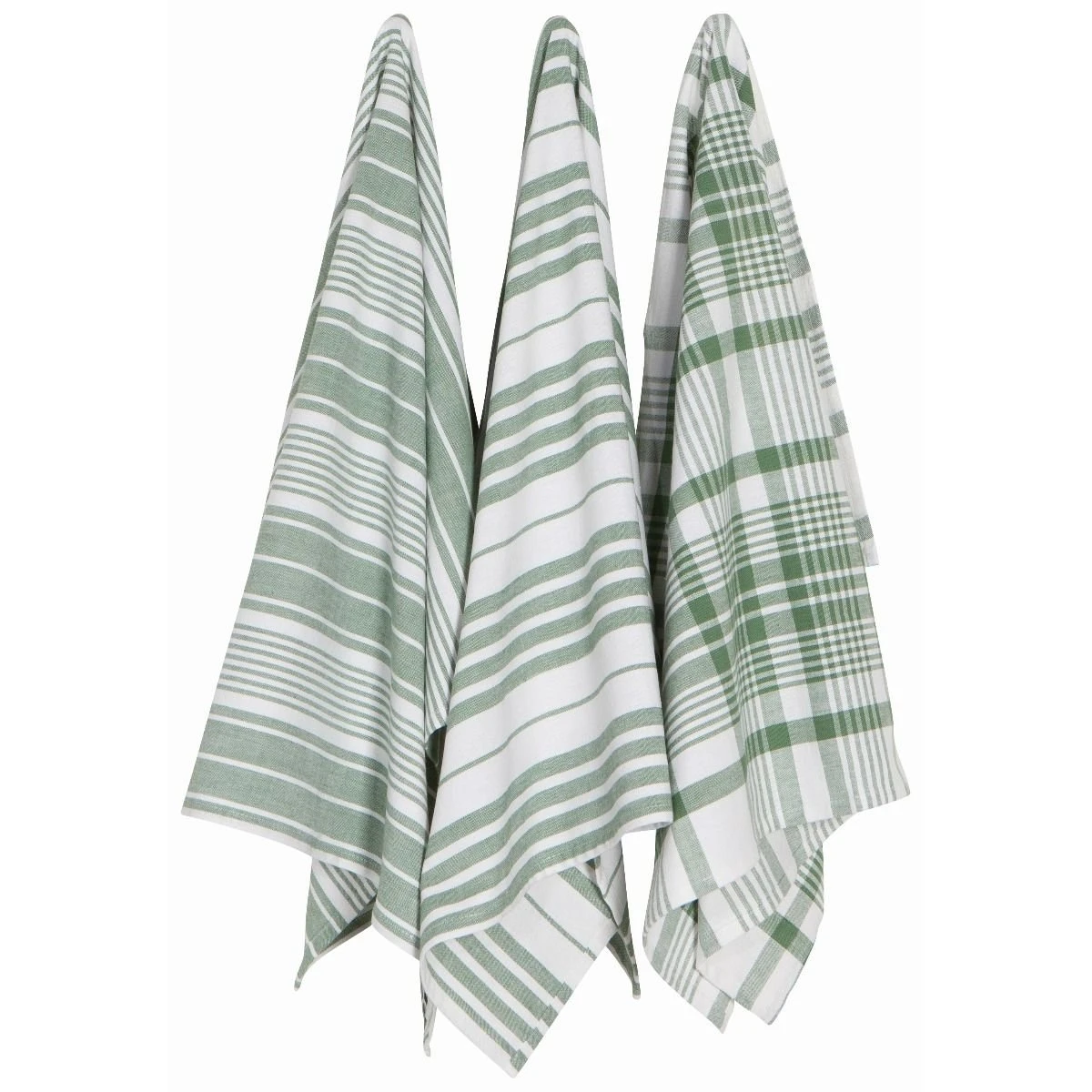 Now Designs By Danica Jumbo Dishtowels (Set Of 3) | Elm Green 1 Now Designs By Danica Jumbo Dishtowels (Set Of 3) | Elm Green