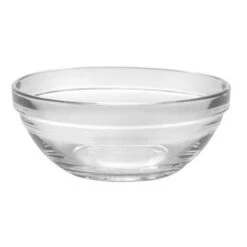 Duralex Lys Stackable 1-Quart Clear Glass Bowls - Set Of 6