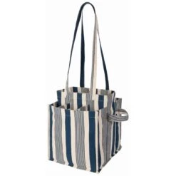 Now Designs By Danica Shopping Tote | Navy Stripe