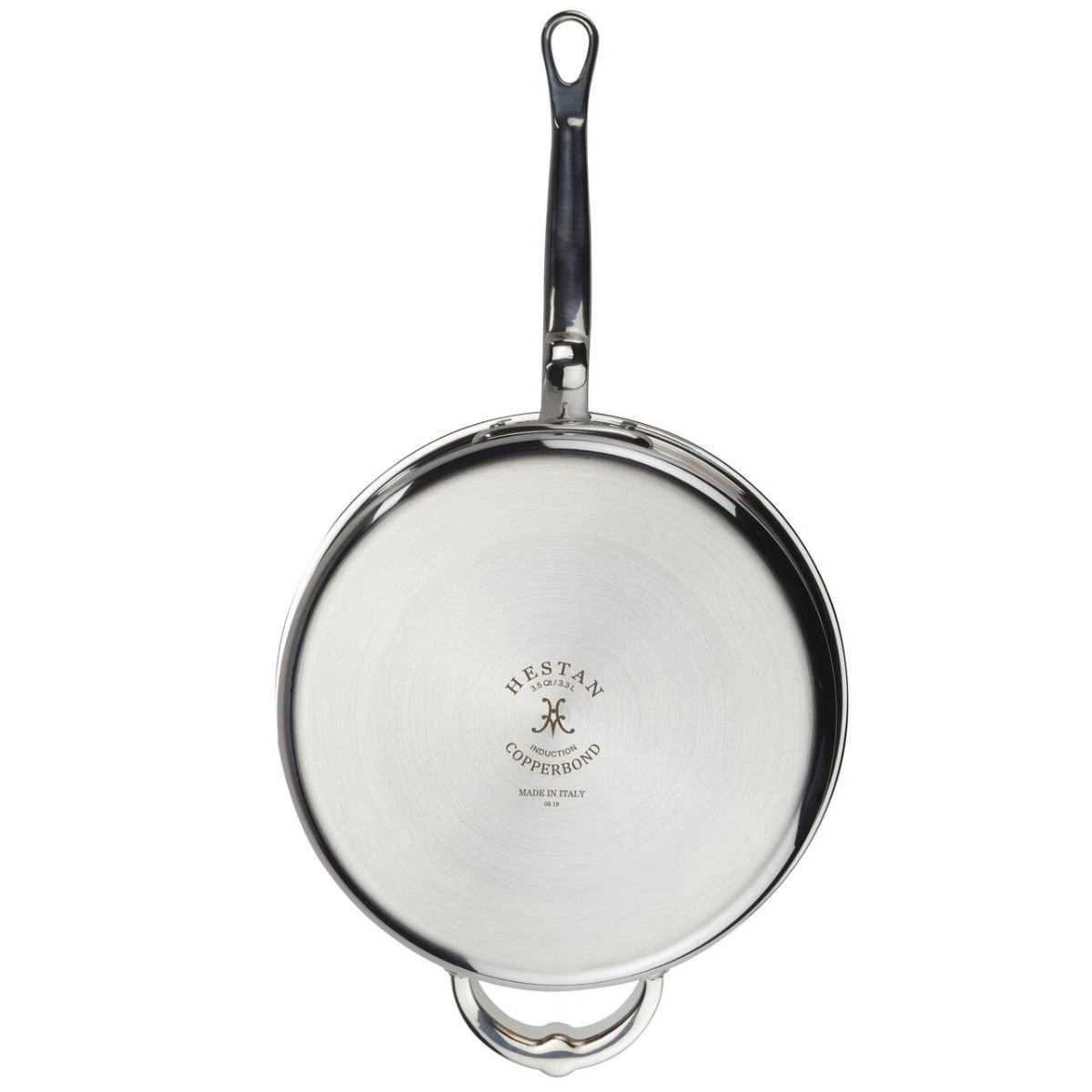 Hestan CopperBond Induction Cookware 3.5 Qt Covered Saute With Helper Handle 1 Hestan CopperBond Induction Cookware 3.5 Qt Covered Saute With Helper Handle