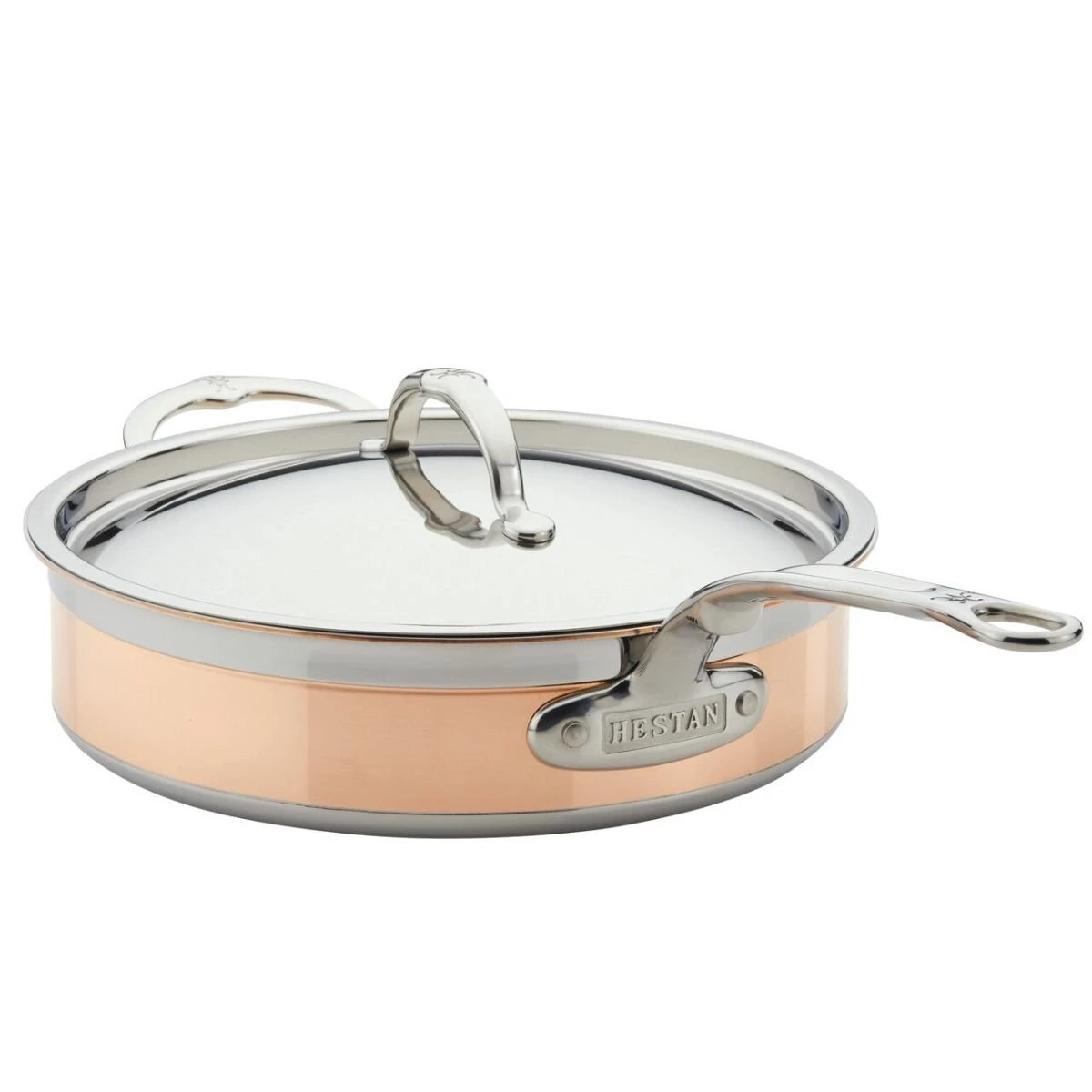 Hestan CopperBond Induction Cookware 3.5 Qt Covered Saute With Helper Handle 5 Hestan CopperBond Induction Cookware 3.5 Qt Covered Saute With Helper Handle - Image 5