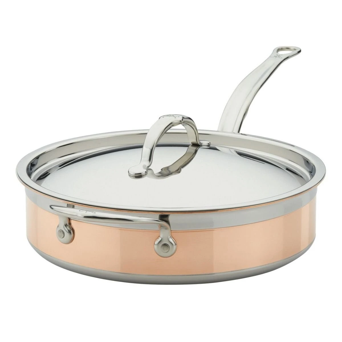 Hestan CopperBond Induction Cookware 3.5 Qt Covered Saute With Helper Handle 6 Hestan CopperBond Induction Cookware 3.5 Qt Covered Saute With Helper Handle - Image 6