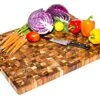 TeakHaus End Grain Carving Board W/Hand Grip (Rectangle) | 24" X 18" X 1.5"