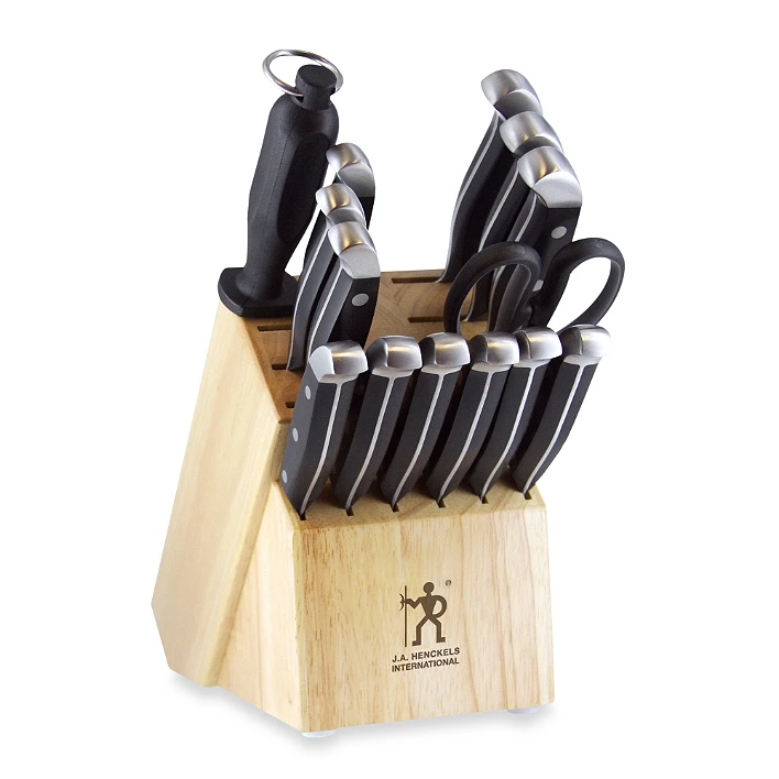 JA Henckels International Knife Block Set 15 Piece - Statement Set 1 JA Henckels International Knife Block Set 15 Piece - Statement Set