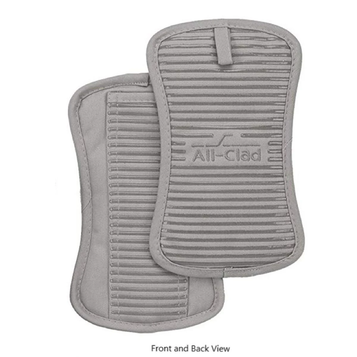 All-Clad Silicone Pot Holder | Titanium 4 All-Clad Silicone Pot Holder | Titanium - Image 4