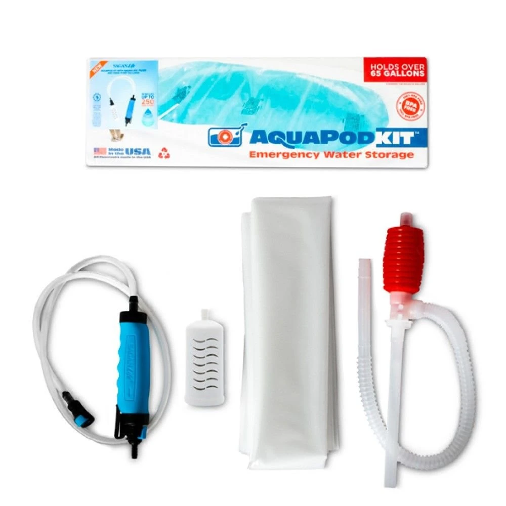 Sagan Life Aquapod Emergency Kit With Filter 1 Sagan Life Aquapod Emergency Kit With Filter