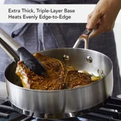 KitchenAid Stainless Steel 3-Ply Cookware Set | 11-Piece -Kitchen Tools Shop 3plyfeature