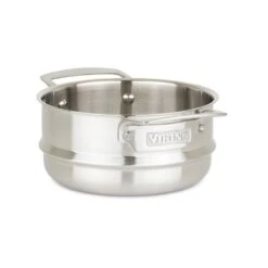 Viking Multi Ply Stainless 11-Piece Cookware Set | Red -Kitchen Tools Shop 40041 9991 strainer insert 500px