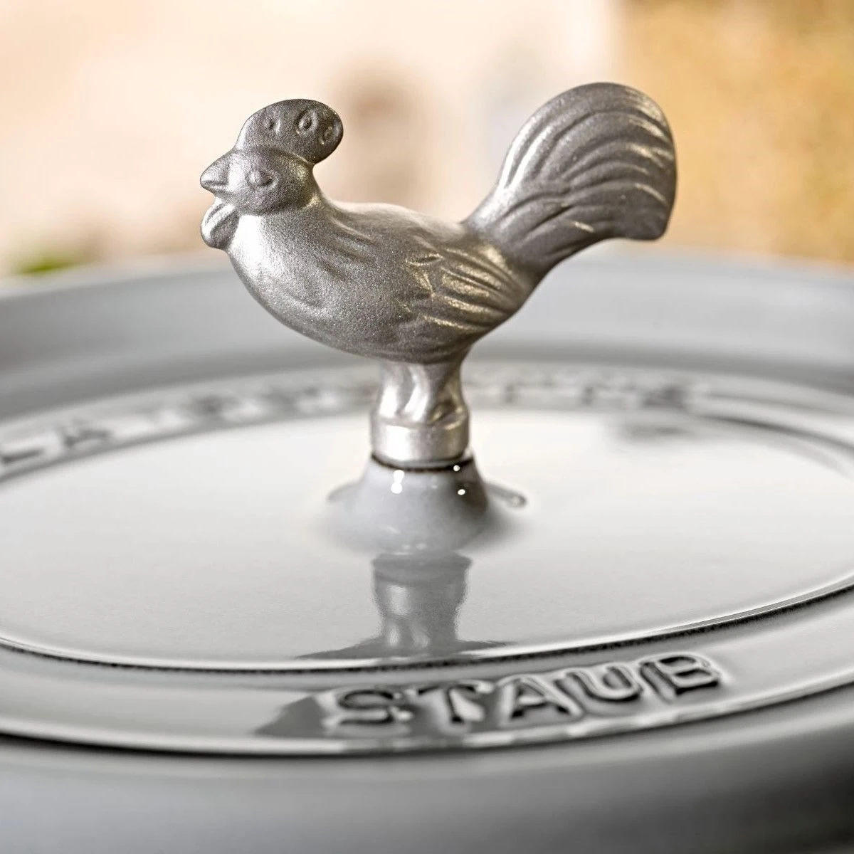 Staub Animal Knob | Rooster 3 Staub Animal Knob | Rooster - Image 3