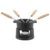 Staub 0.25 Qt. Mini Chocolate Fondue Set | Matte Black