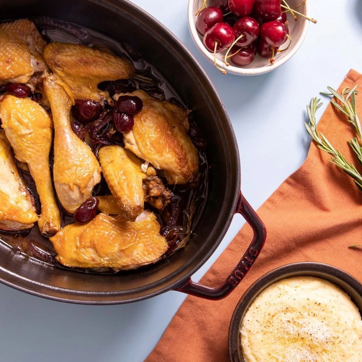 Staub 7 Qt. Oval Cocotte/Dutch Oven | Grenadine 2 Staub 7 Qt. Oval Cocotte/Dutch Oven | Grenadine - Image 2