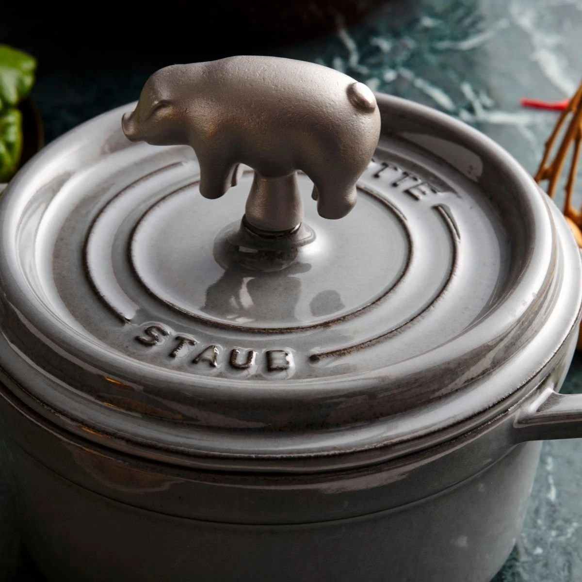 Staub Animal Knob | Pig 2 Staub Animal Knob | Pig - Image 2