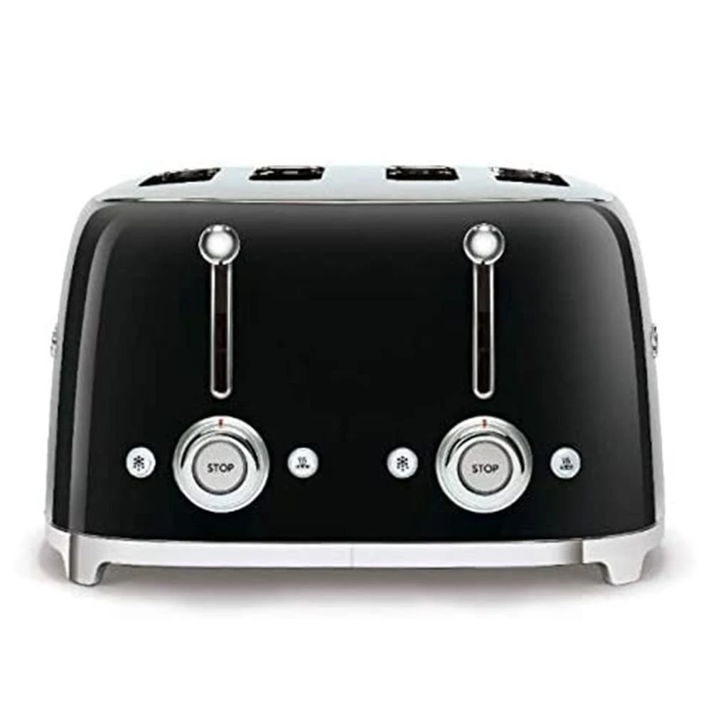 SMEG 4-Slot Toaster | Black 2 SMEG 4-Slot Toaster | Black - Image 2