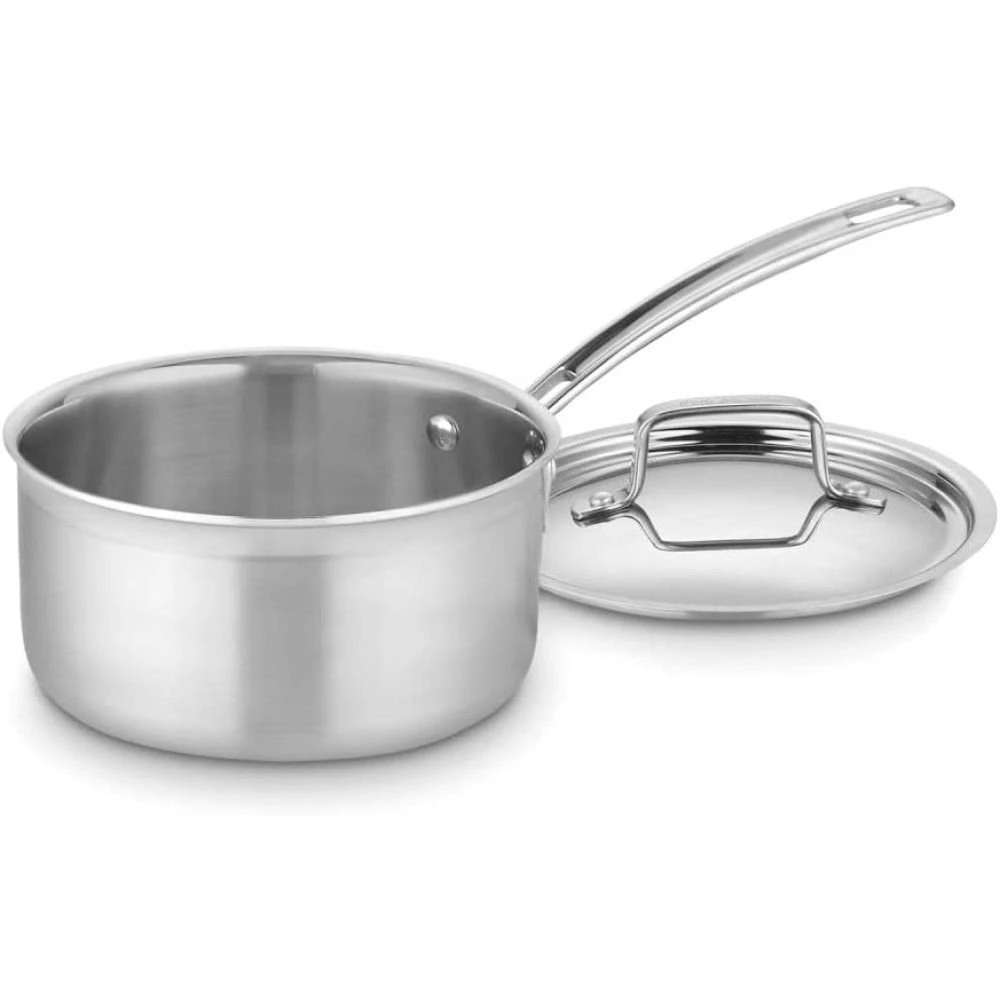 Cuisinart MultiClad Pro Triple Ply Stainless Steel 2 Qt. Saucepan 1 Cuisinart MultiClad Pro Triple Ply Stainless Steel 2 Qt. Saucepan