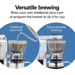 Hamilton Beach 8 Cup Convenient Craft Automatic Or Manual Pour Over Coffee Brewer -Kitchen Tools Shop 46700 vpa 03