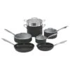 Cuisinart Dishwasher-Safe Anodized 11-Piece Nonstick Cookware Set