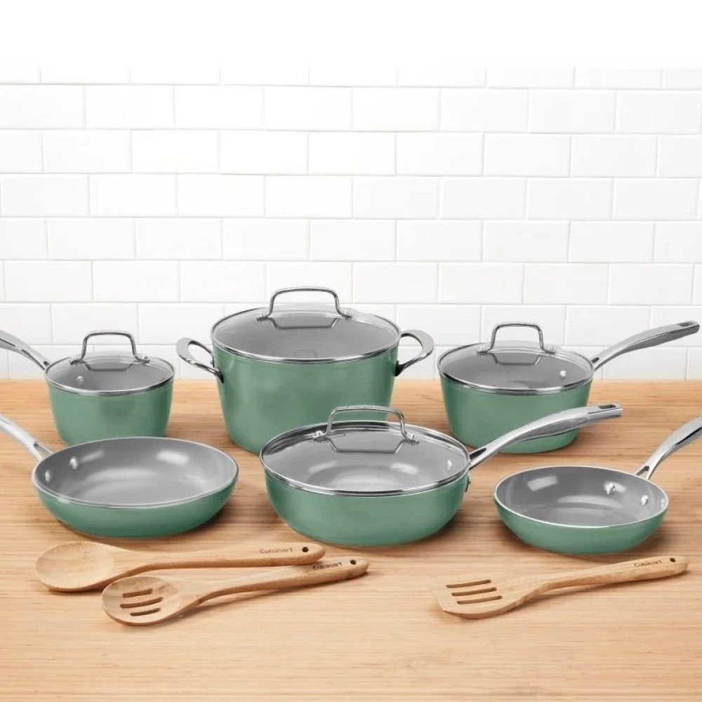 Cuisinart GreenChef Ceramica XT 13-Piece Nonstick Cookware Set 2 Cuisinart GreenChef Ceramica XT 13-Piece Nonstick Cookware Set - Image 2
