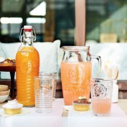 Bormioli Rocco Officina 1825 Clear Bottle With Swing Top - 33.75 Oz -Kitchen Tools Shop 540621mba321990 4